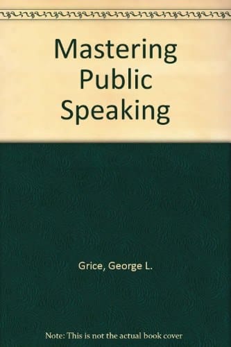 Mastering Public Speaking