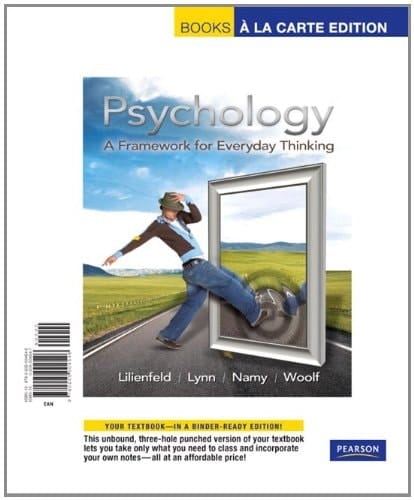 Psychology: A Framework for Everyday Thinking, Books a la Carte Edition