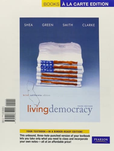 Living Democracy Brief California, Books a la Carte Edition (3rd Edition)