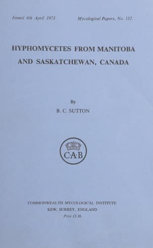 Hyphomycetes from Manitoba and Saskatchewan, Canada (Plant Science / Horticulture)