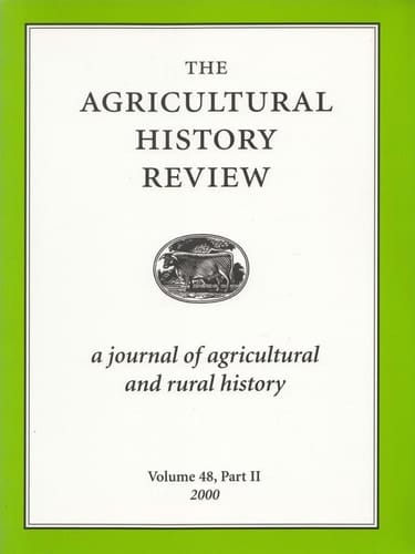 Volume 48 Part II - The Agricultural History Review