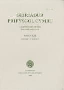 Geiriadur Prifysgol Cymru 52 - Seisaf-silicat