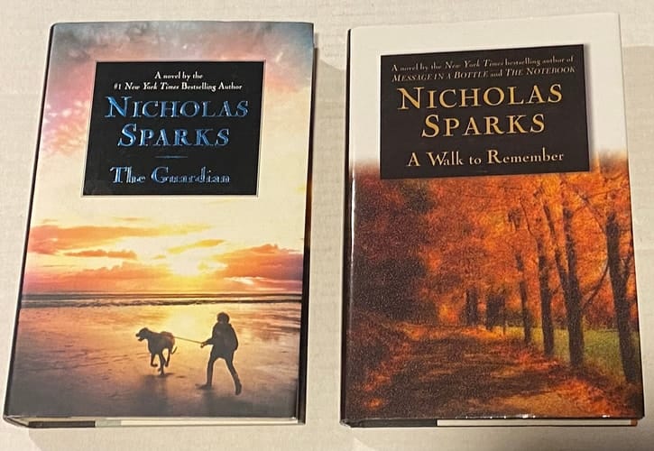 2 Nicholas Sparks Books! 1) The Guardian 2) A Walk to Remember