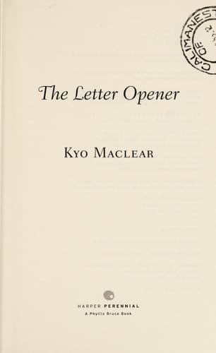 The Letter Opener
