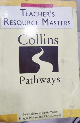 Collins Pathways: Stage 1: Teacher's Resource Masters (Collins Pathways)