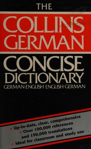 The Collins German Concise Dictionary