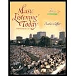 Music Listening Today - Textbook Only