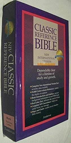 Classic Reference Bible Bonded Leather