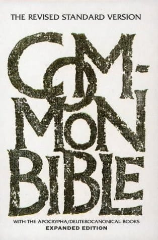 The Revised Standard Version Bible: "Catholic Bible"