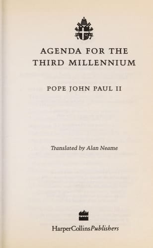 Agenda for the Third Millennium