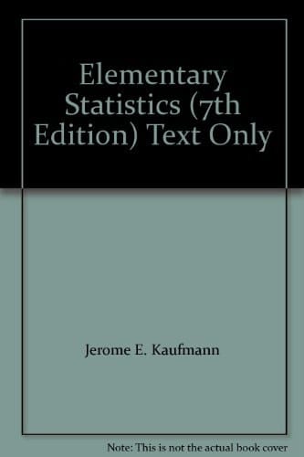 Elementary Statistics (7th Edition) Text Only