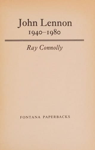 John Lennon, 1940-1980