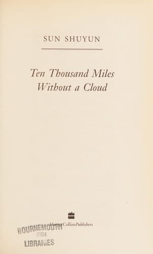 Ten Thousand Miles Without a Cloud