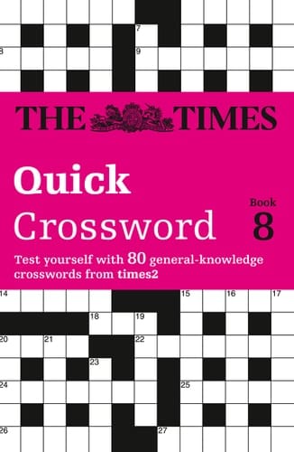 The Times T2 Crossword: Book 8