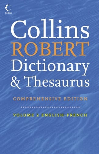 Collins Robert Comprehensive French Dictionary