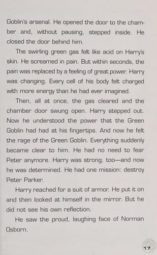 The New Goblin: Chapter Book ( " Spider-Man 3 " )