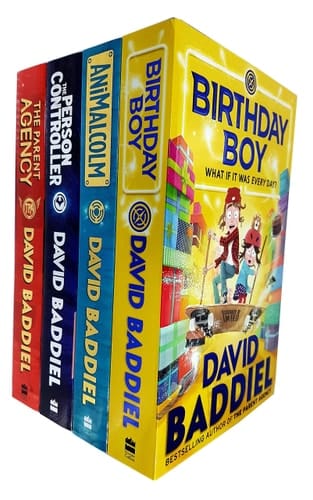David Baddiel 4 Books Collection Set (Birthday Boy, Animalcolm, The Person Controller, The Parent Agency)