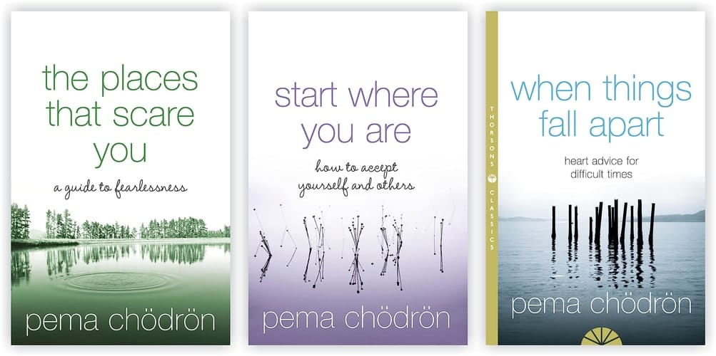 Pema Chodron 3 Books Collection Set (When Things Fall Apart, Start Where You Are & The Places That Scare You)