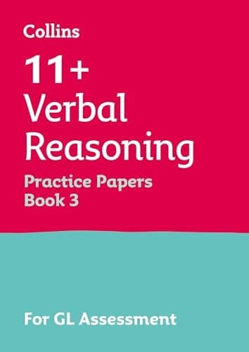 Collins 11+ Practice - 11+ Verbal Reasoning Practice Papers - for the 2026 GL Assessment Tests