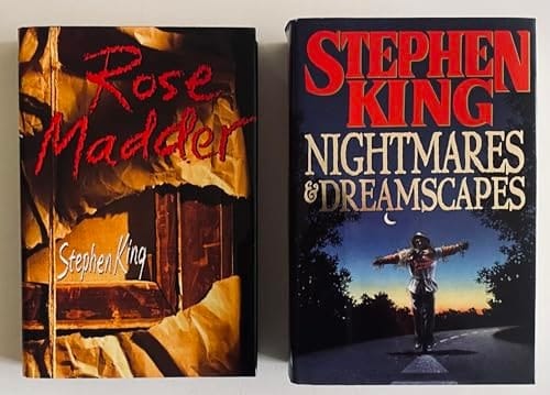 2 Stephen King Books! 1) Rose Madder 2) Nightmares & Dreamscapes