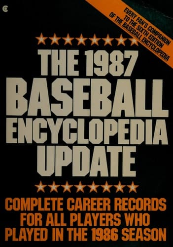 1987 Baseball Encyclopedia Update
