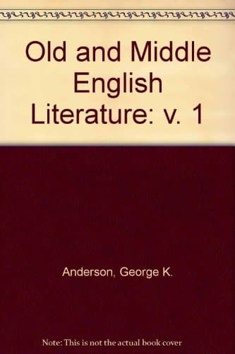 Old and Middle English Literature: v. 1