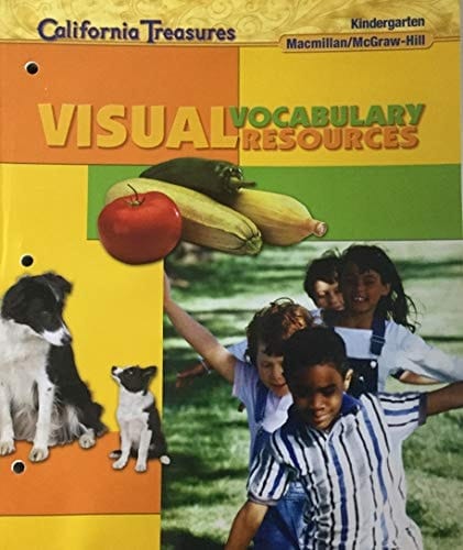 Treasures Visual Vocabulary Resources Kindergarten by August (2011-08-01)