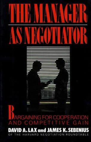 Manager as Negotiator