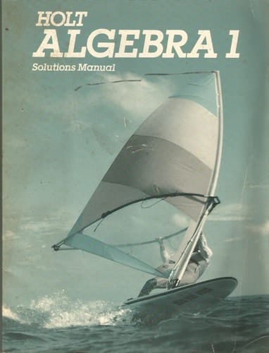 Algebra 1 (Holt Solutions Manual)