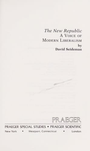 The New Republic: A Voice of Modern Liberalism