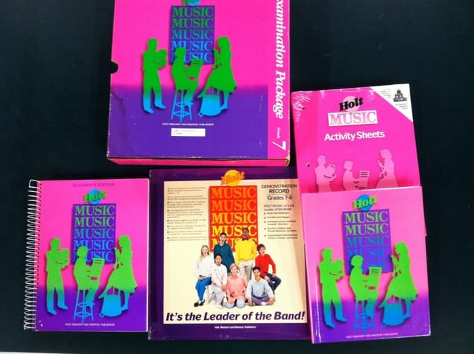 Holt, Holt Music 7th Grade Spiral Teacher Edition, 1988 ISBN: 0030053196