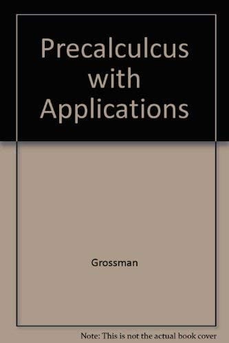 Precalculcus with Applications