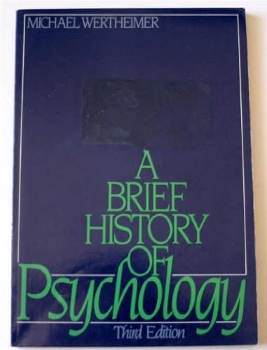 A Brief History of Psychology