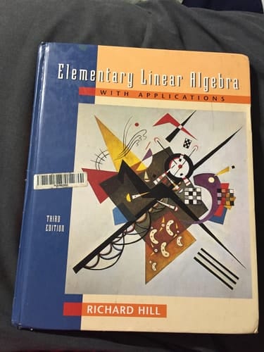 Elementary Linear Algebra with Applications. Third Edition