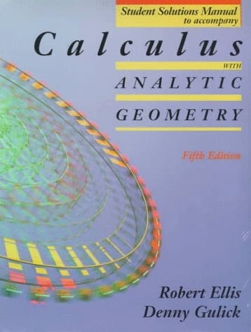 Calculus With Analytic Geometry