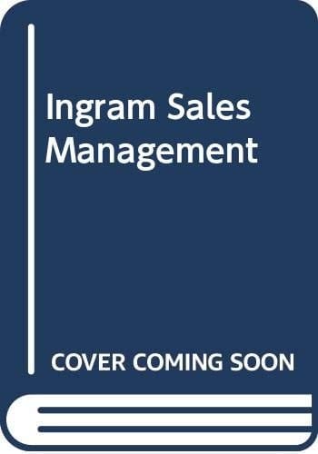Sales Management: Analysis and Decision Making (Modern Biology Series)