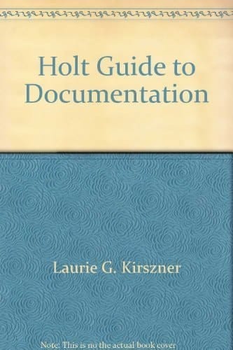 Holt Guide to Documentation