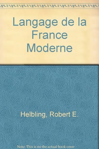 Langage de la France Moderne