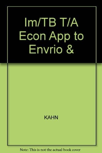 Im/Tb T/a Econ App to Envrio