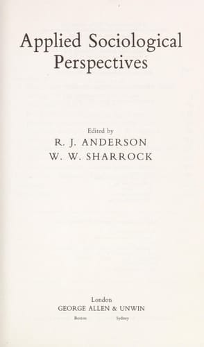 Applied Sociological Perspectives