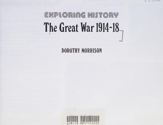 The Great War 1914-18