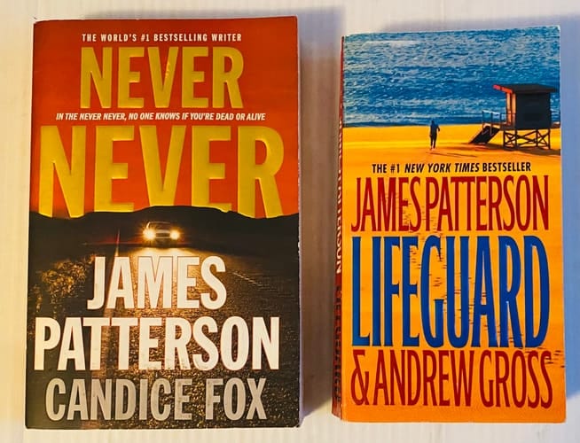 2 James Patterson Books! 1) Never Never 2) Lifeguard