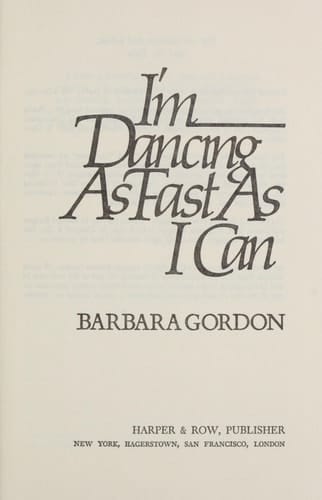 I'm Dancing as Fast as I Can