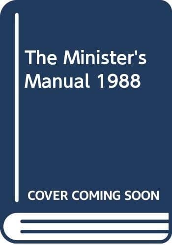 The Minister's Manual for 1988