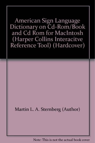 American Sign Language Dictionary on Cd-Rom/Book and Cd Rom for MacIntosh