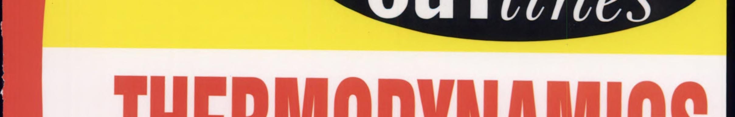 Schaum's Outline of Thermodynamics with Chemical Applications (Schaum's Outline Series)