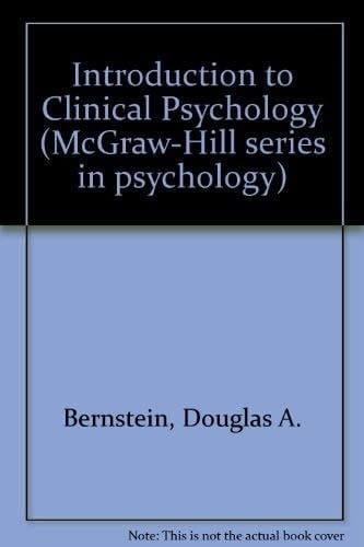 Introduction to Clinical Psychology (Barnett & Ziegler's College Algebra/Precalculus Series)