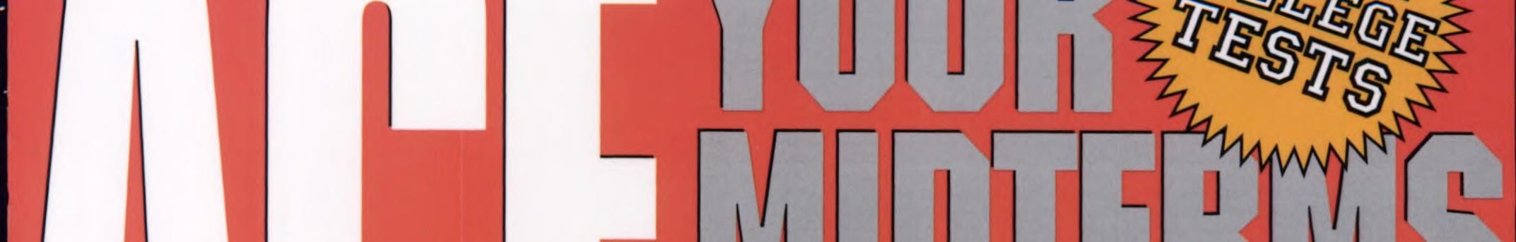 Ace Your Midterms & Finals: U.S. History (Schaum's Midterms & Finals Series)