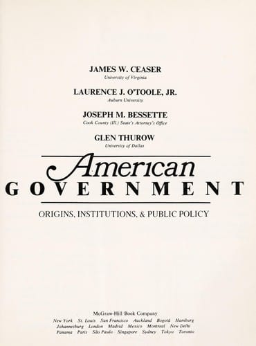 American Government - Wb/34