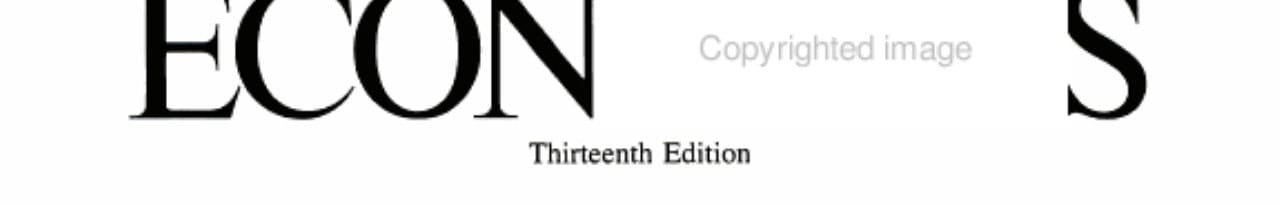 Study Guide to Accompany Samuelson-Nordhaus Economics